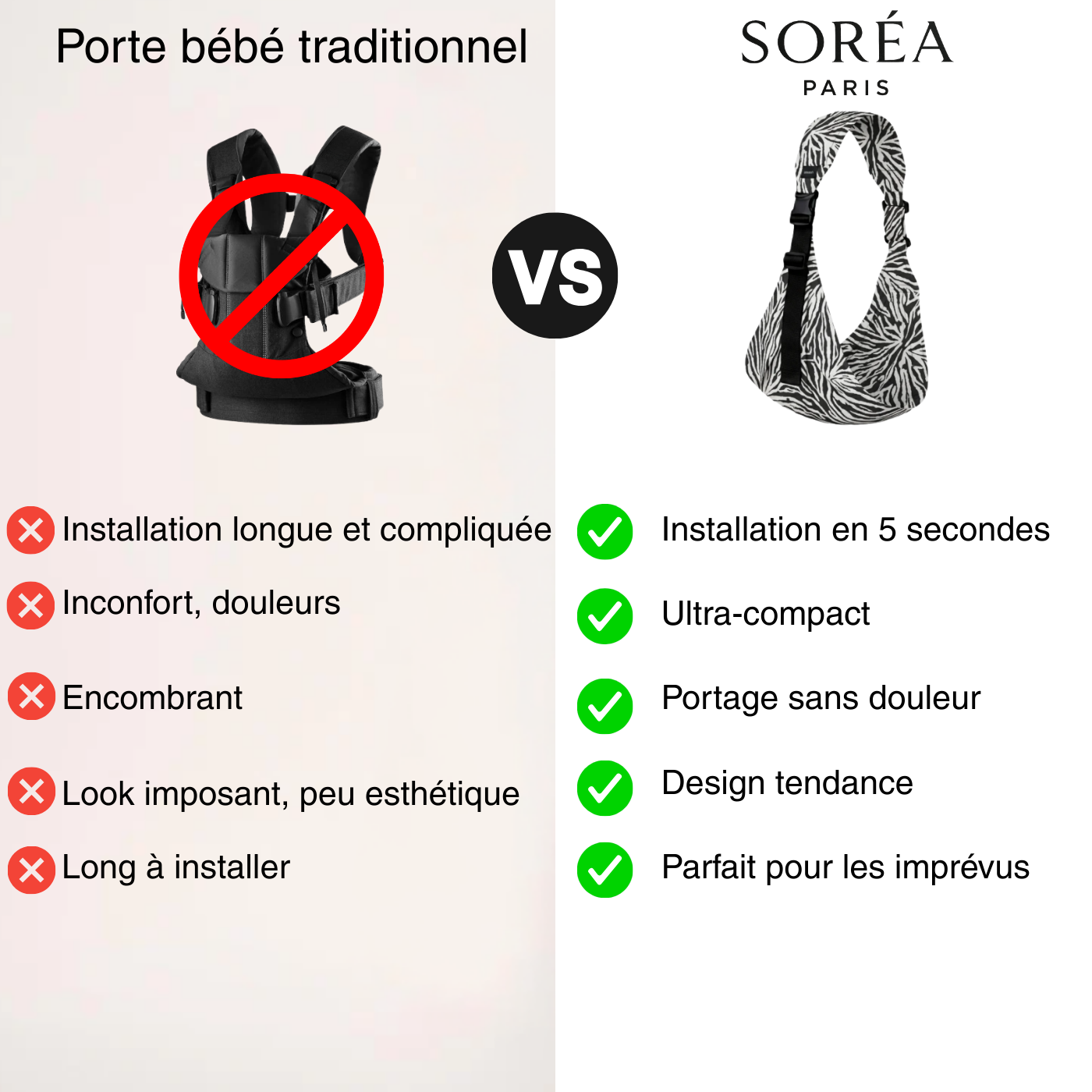 Porte bébé Soréa-Paris